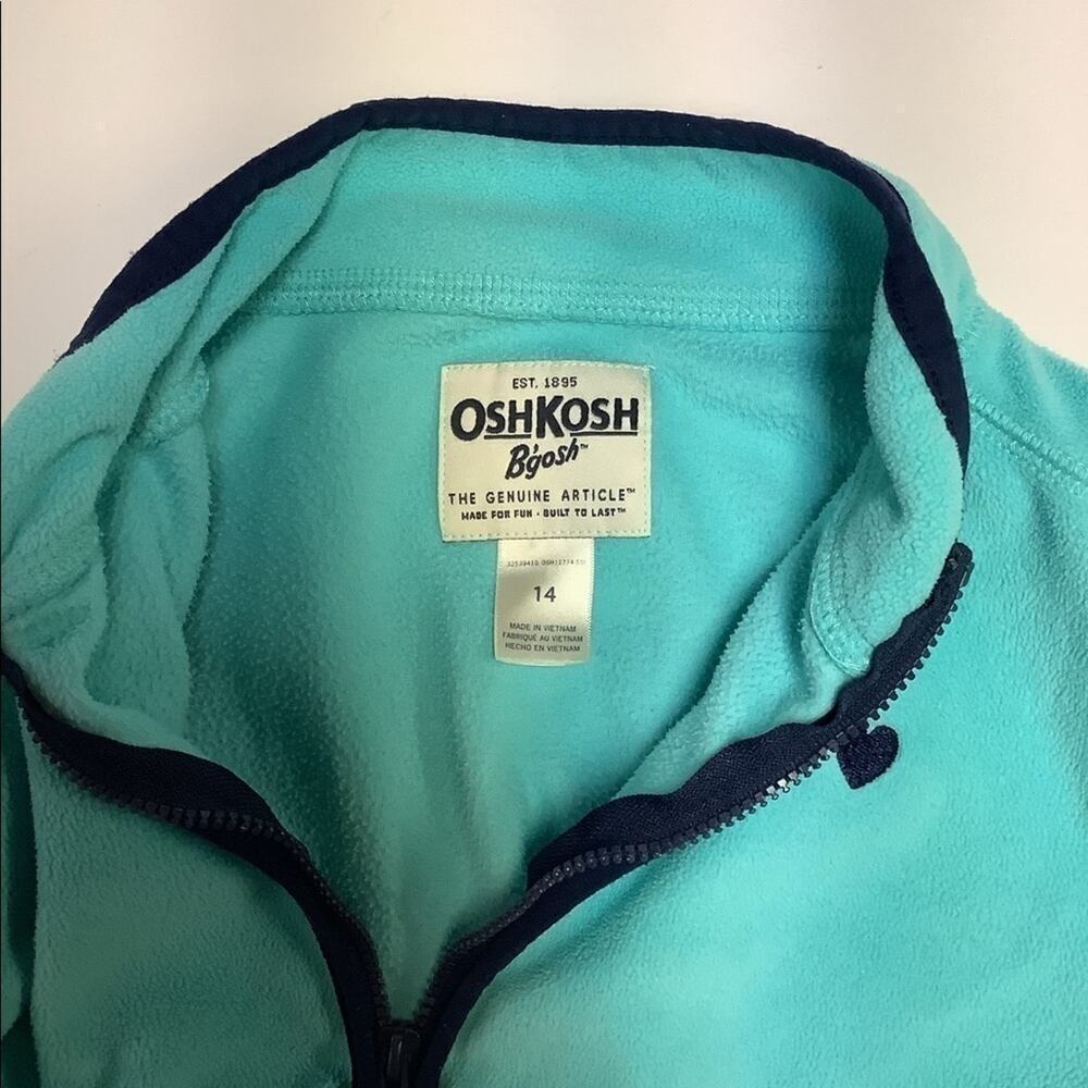 Oshkosh Girls Fleece Jacket Size 14 - Picture 3 of 3
